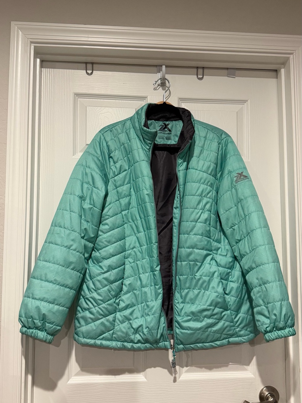 ZeroXposur Women's Mint Quilted Puffer Jacket